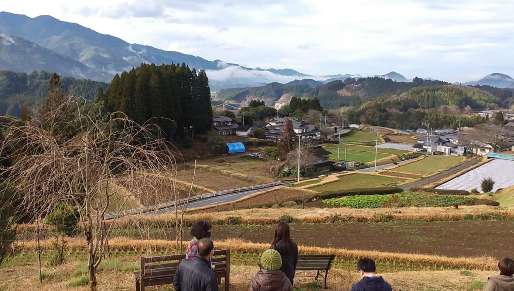 熊本ののどかな自然風景